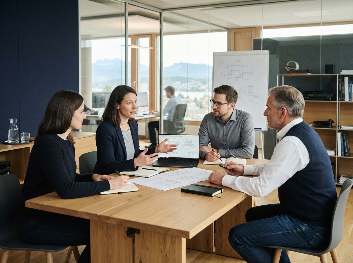 Wolf Sparstein Team bei der Analyse von Marktdaten